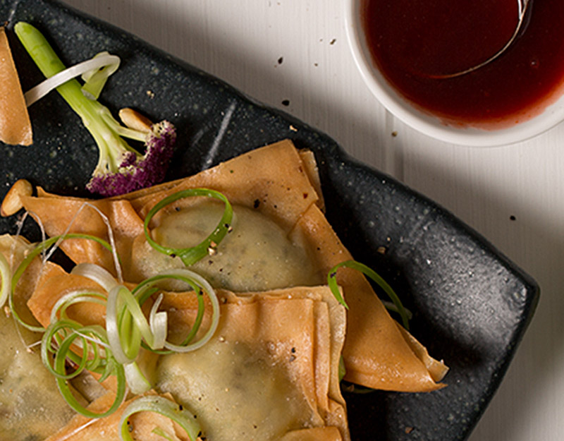 Kāpiti Kikorangi Blue Cheese & Broccoli Wontons